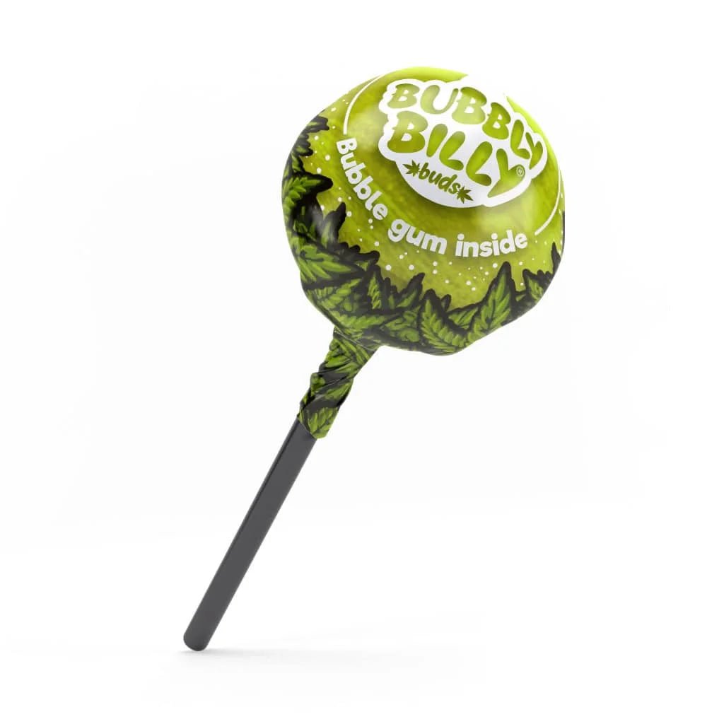 Bubbly Billy Buds - Lollipops 10mg CBD Sour Apple - Cannasolution GmbH