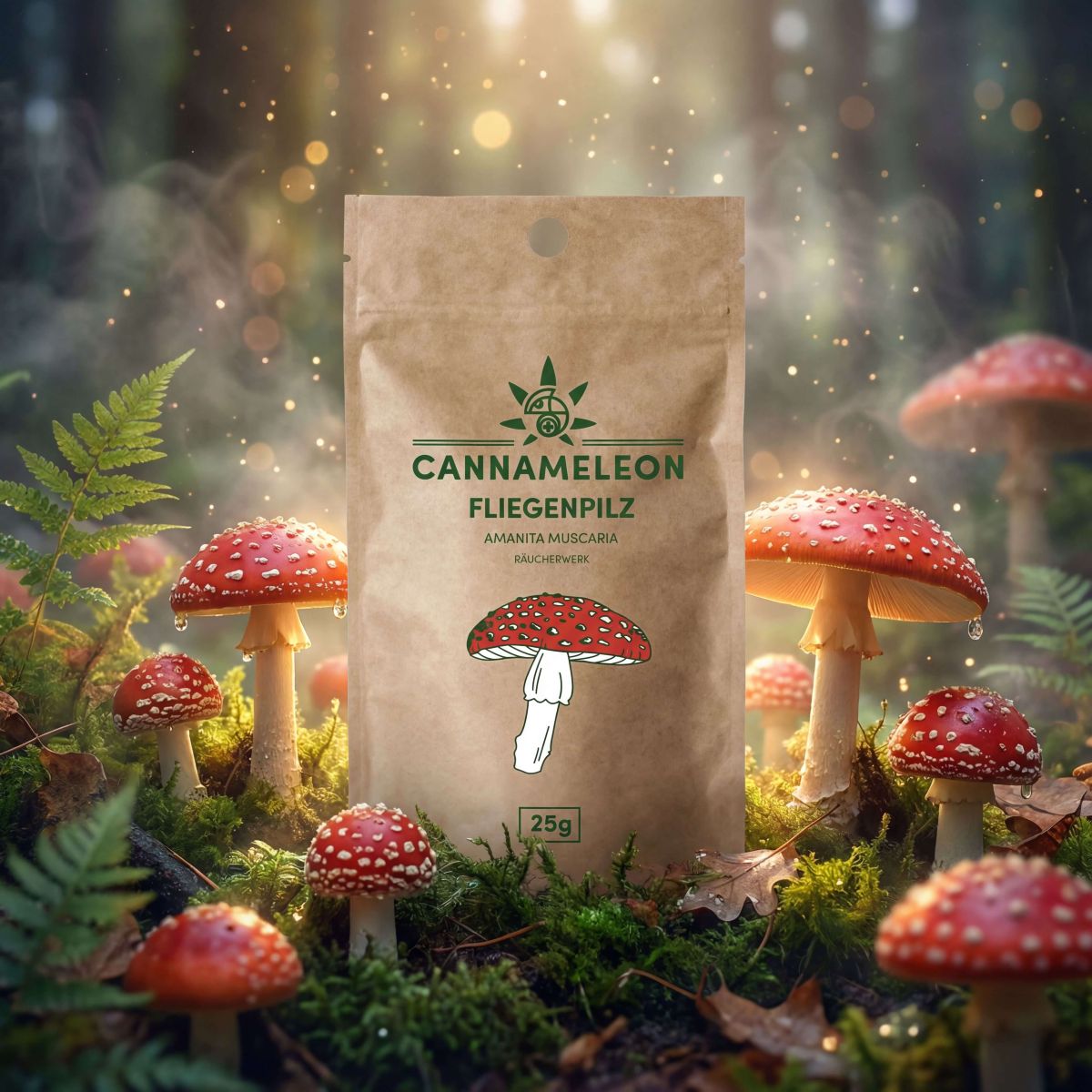 Fliegenpilz Pulver – Räucherwerk aus sibirischer Wildnis - Cannameleon GmbH