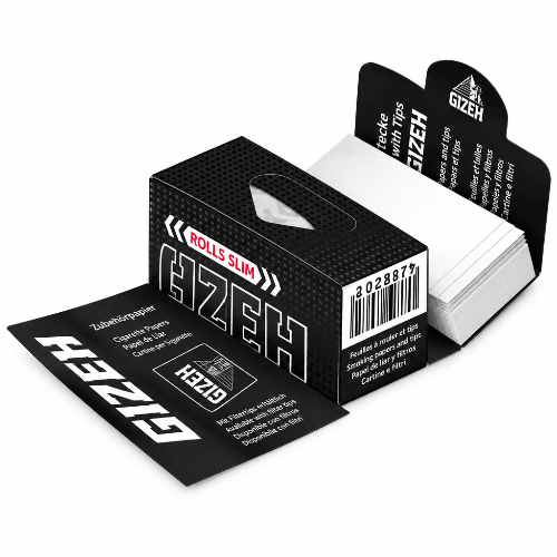 Gizeh Black Roll Slim 5m mit Tips - Cannasolution GmbH