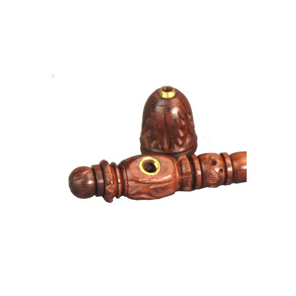 Holzpfeife - ca. 14cm - Specksteineinsatz - Cannameleon GmbH
