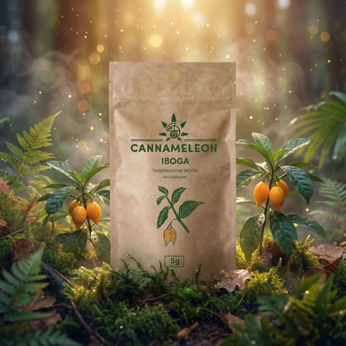Iboga Pulver – Räucherwerk aus den Regenwäldern Afrikas - Cannameleon GmbH