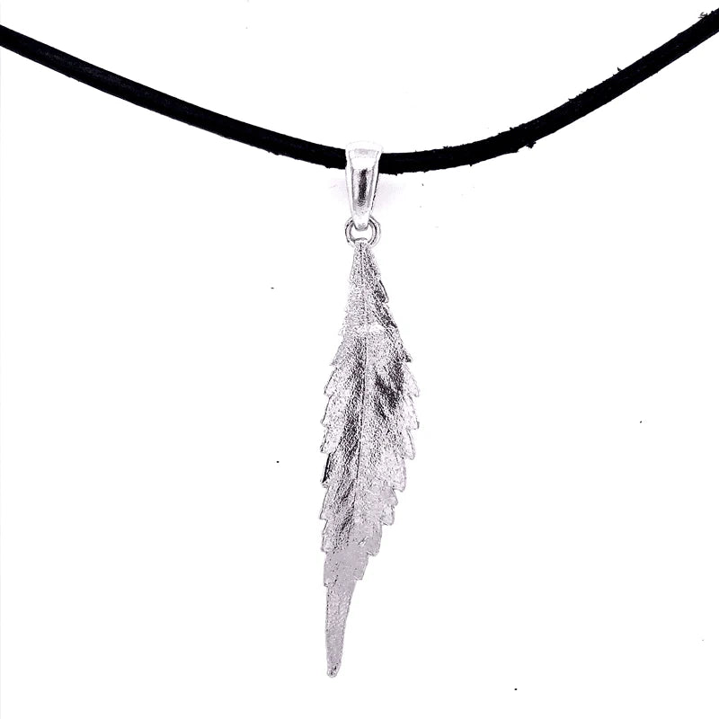 Mary Chainz | Blattfinger Anhänger - Silber - Cannameleon GmbH