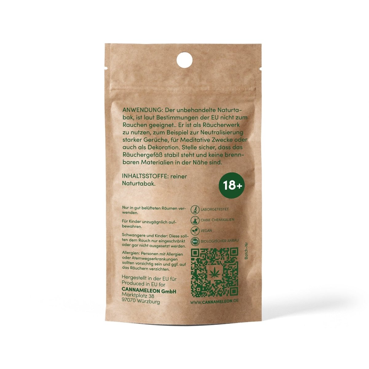 Naturtabak – Räucherwerk aus reiner Natur - Cannameleon GmbH