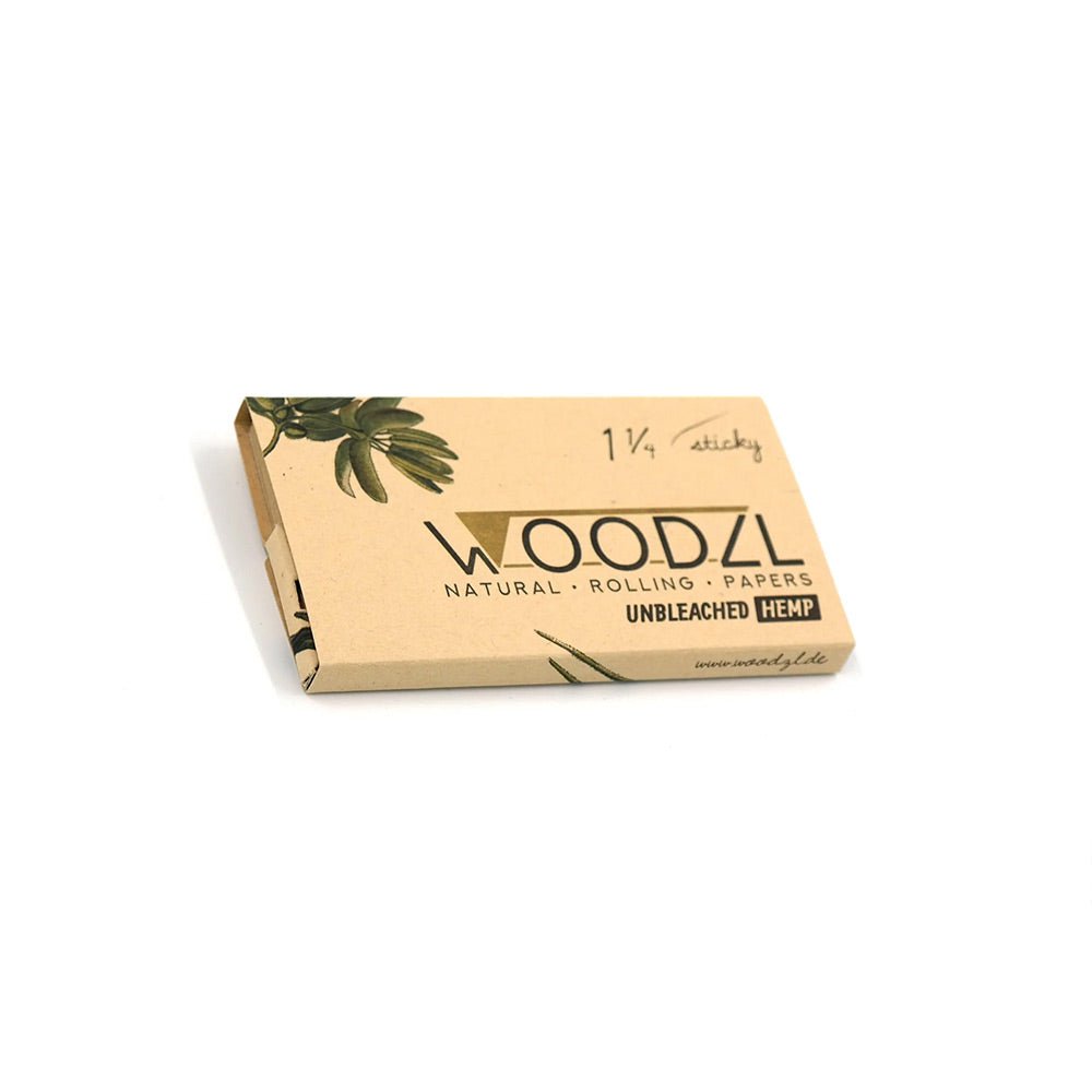 Woodzl Sticky Papers Hemp mit Tips, Paperclamp und Grinderkartenfach - Cannameleon GmbH