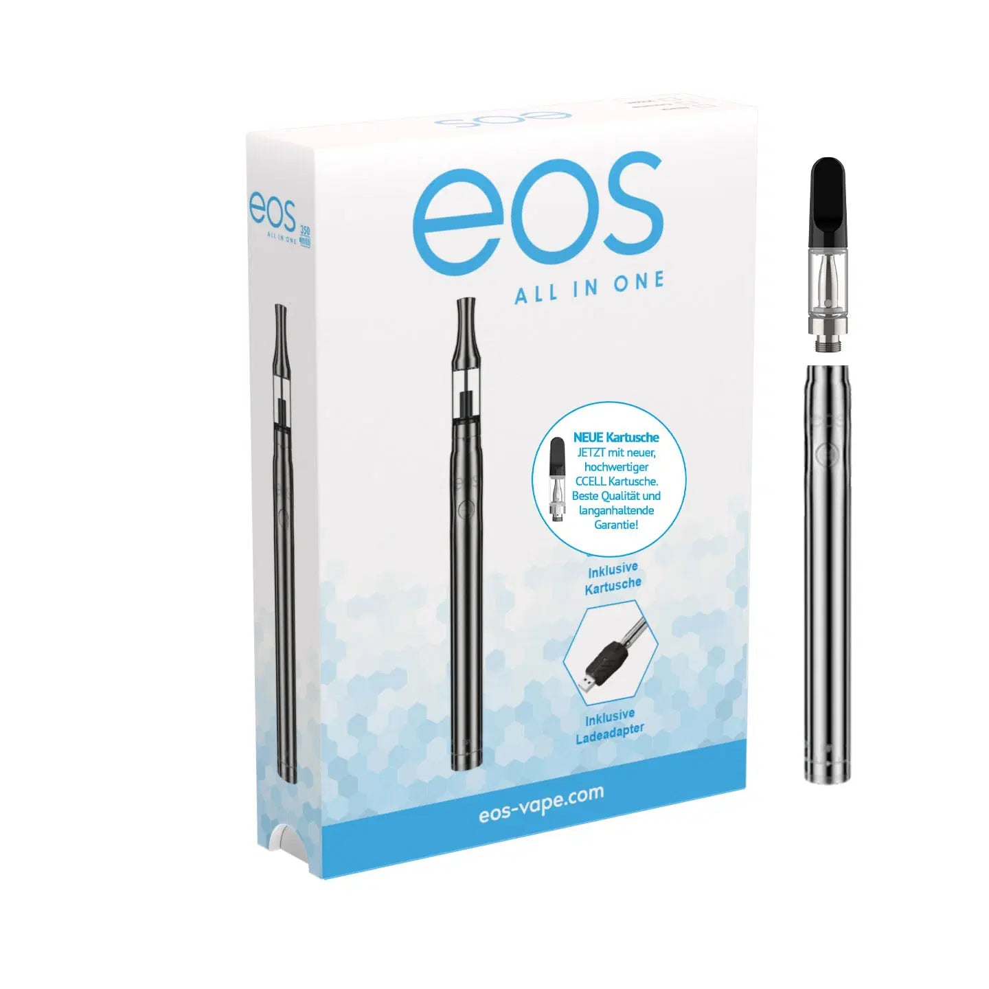 eos Vape Pen 350 CBD Vaporizer – mit Batterie und Kartusche