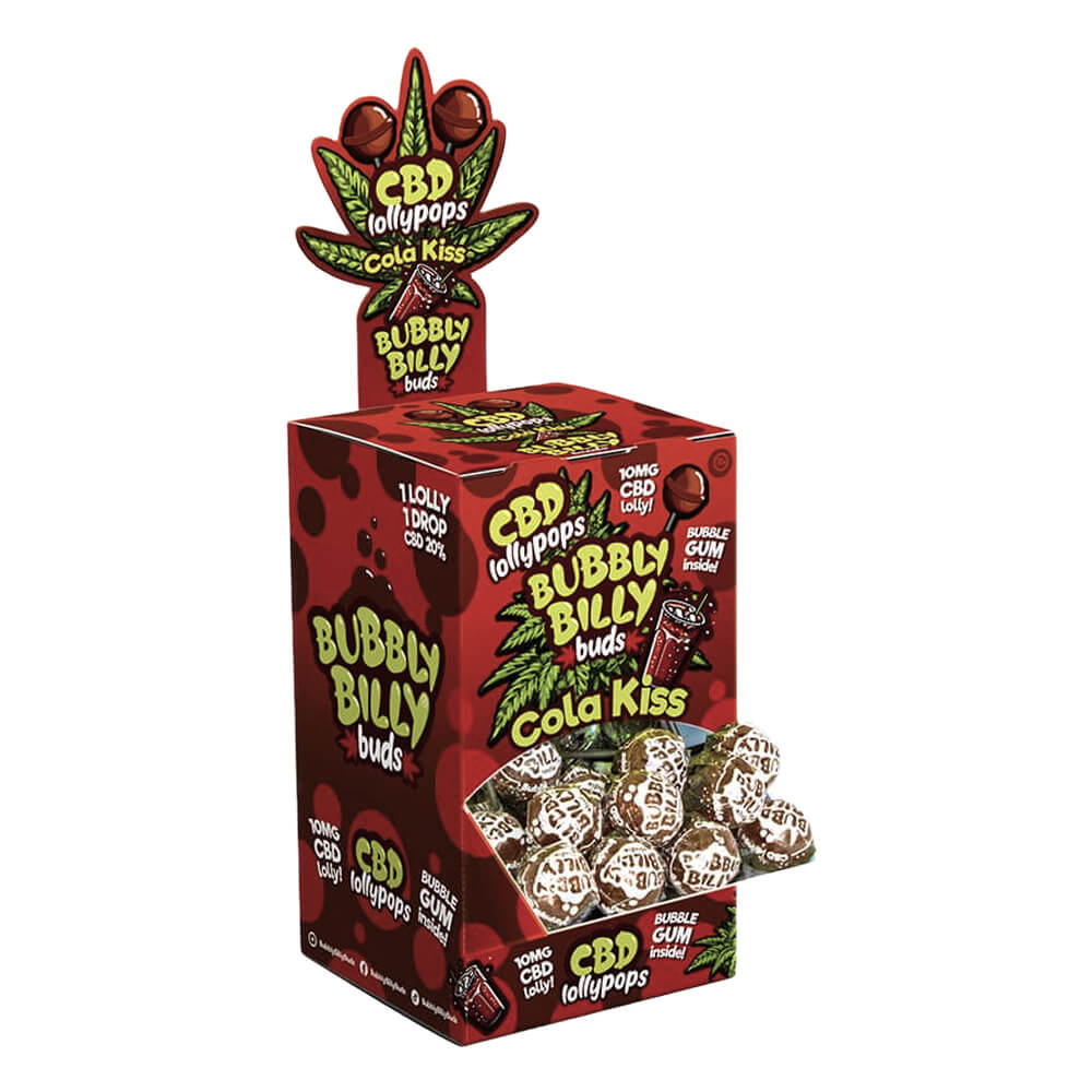 Bubbly Billy Buds - Lollipops 10mg CBD Cola - Cannasolution GmbH