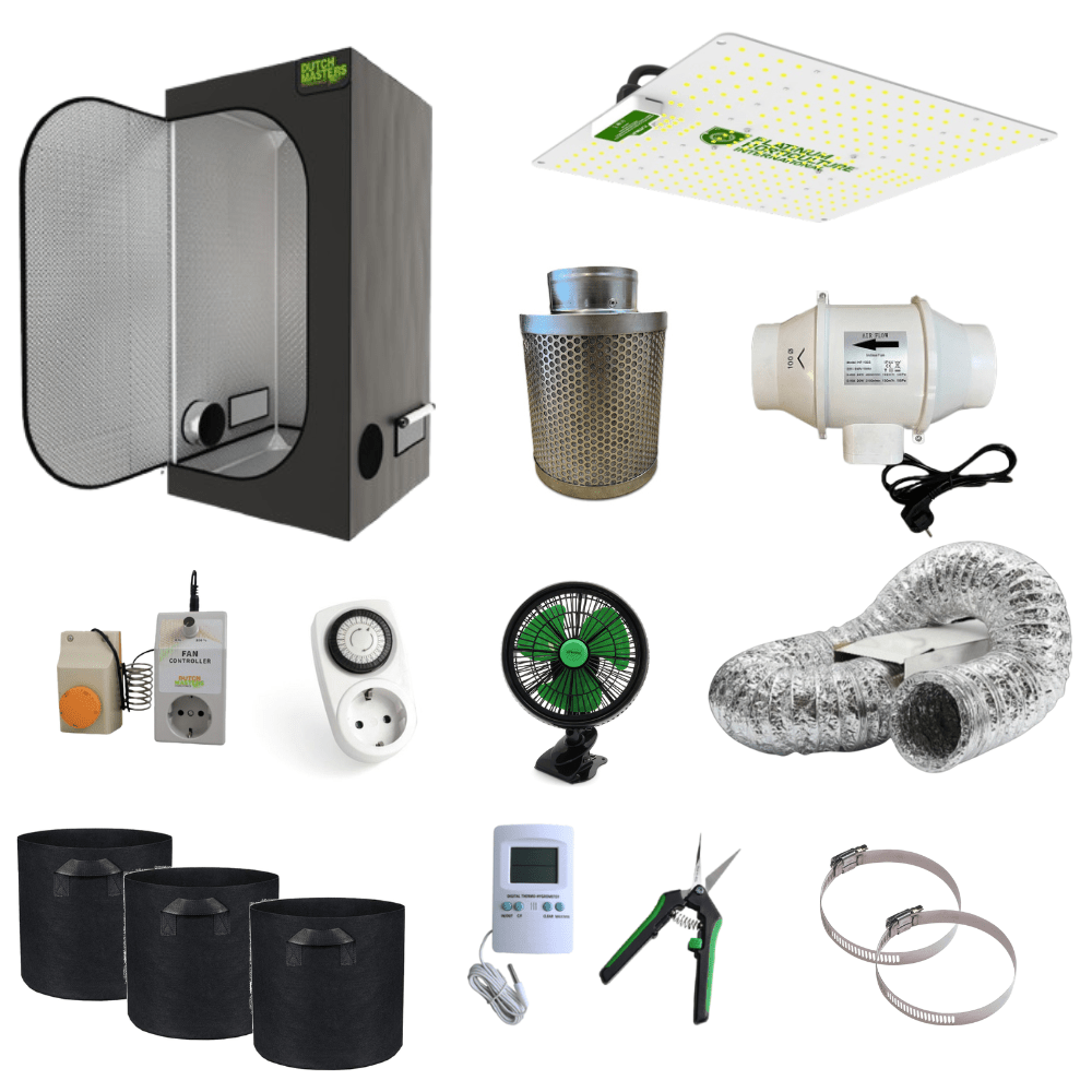 Dutch Masters Komplettes LED Growzelt 60x60x180 cm 120W - Cannameleon GmbH
