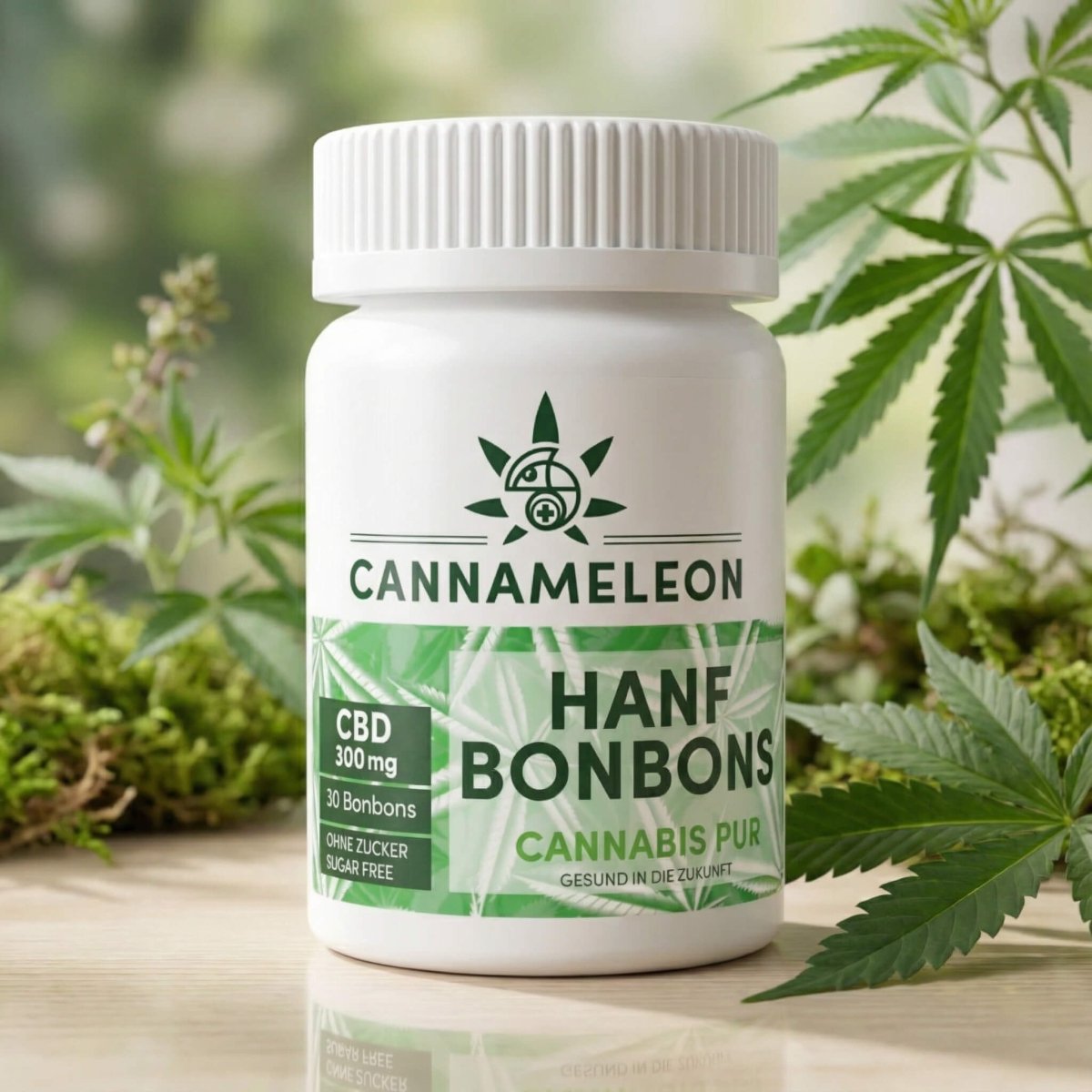 Hanf Bonbons - Cannabis Pur - Cannameleon GmbH