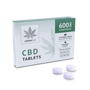 Cannaline CBD Tabletten mit B-Komplex, 600 mg CBD